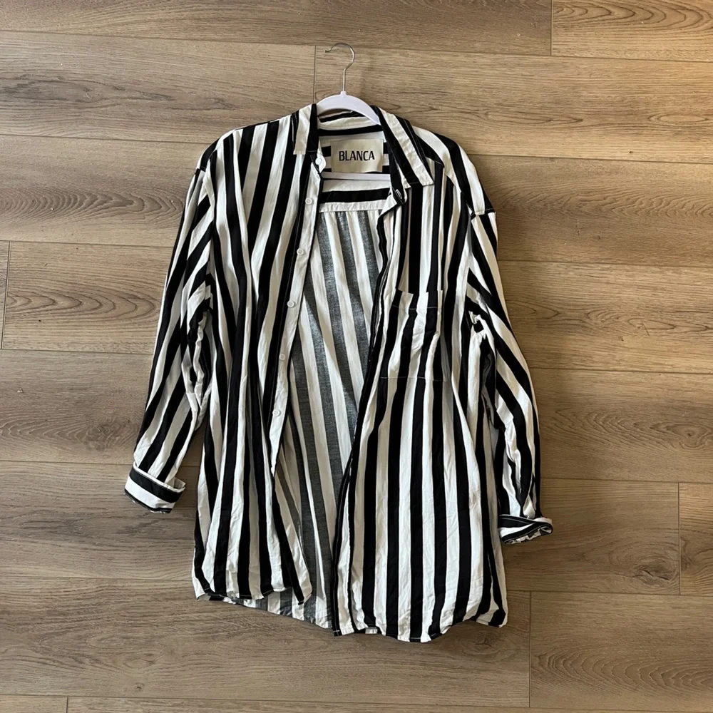 Dillon Shirt in Black & White BLANCA - Picture 3 of 11